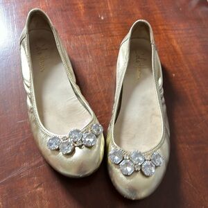 Champagne colored Cole Haan x Nike Air flats